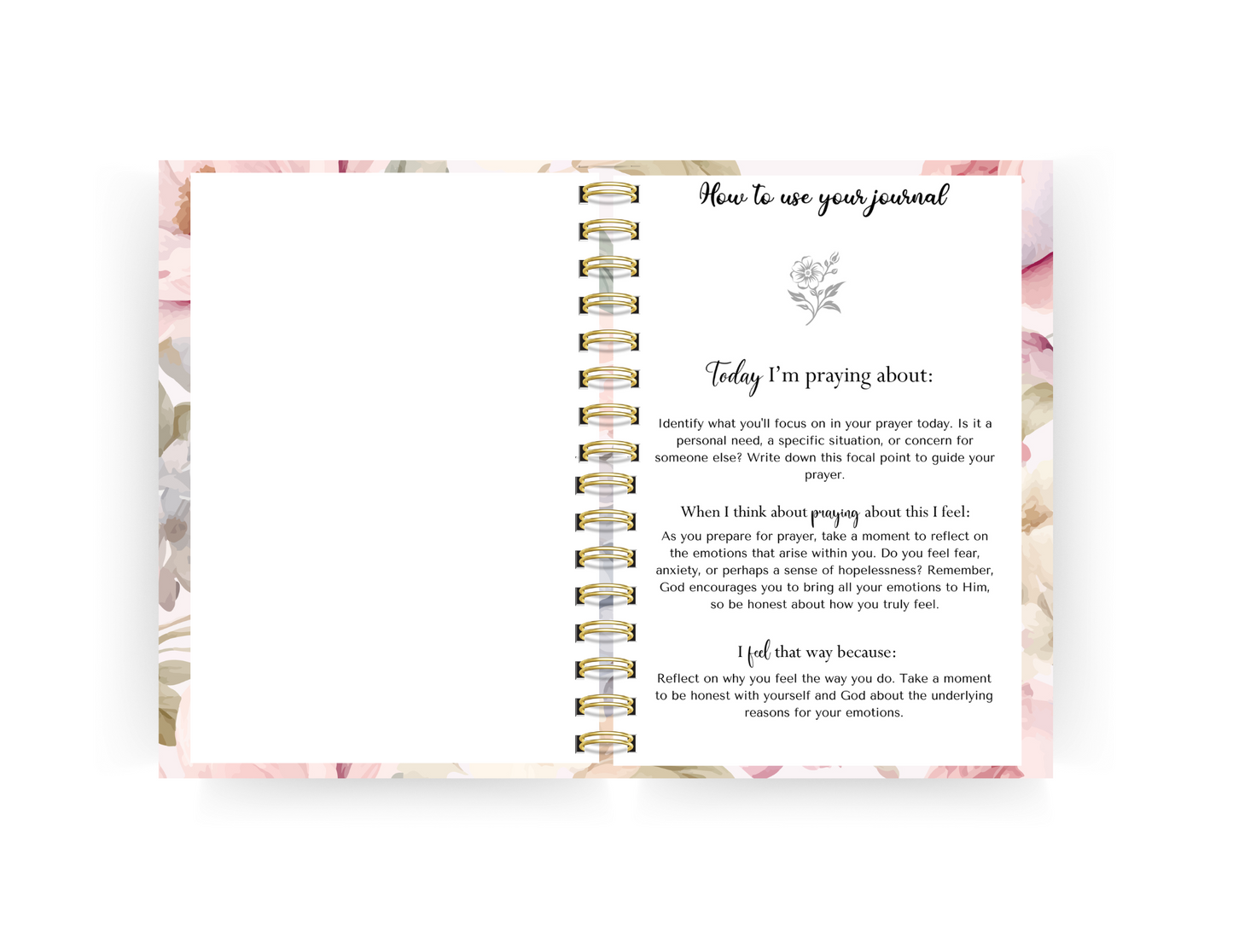 THANKFUL - Focused Prayer Journal