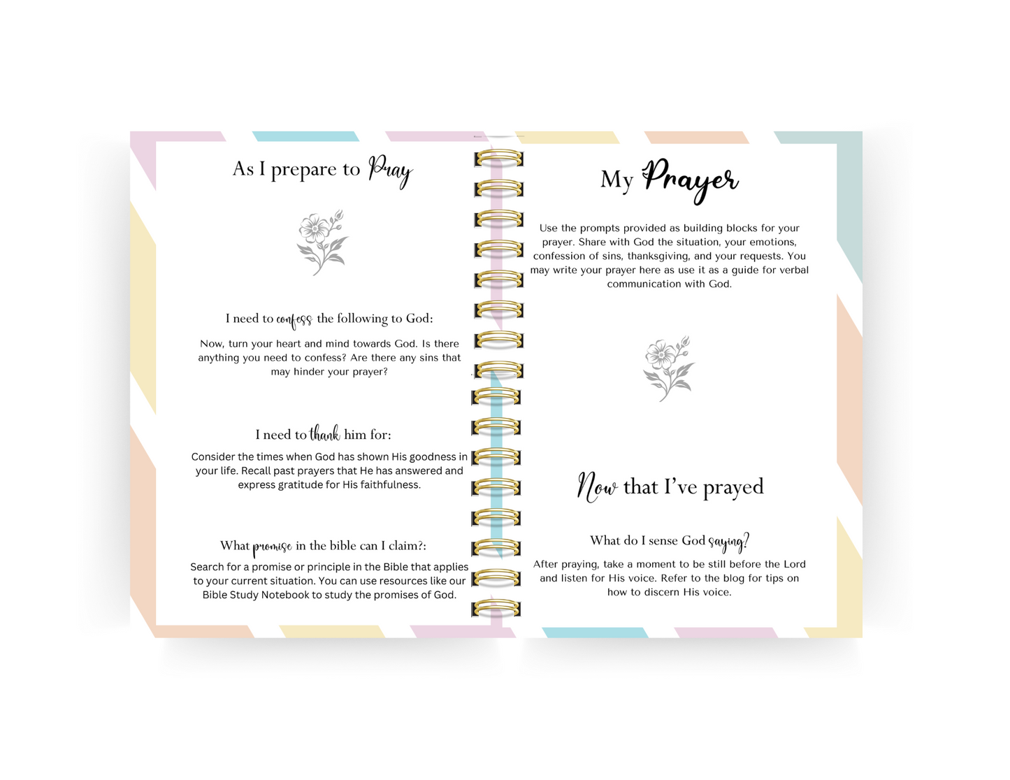 GRACE - Focused Prayer Journal