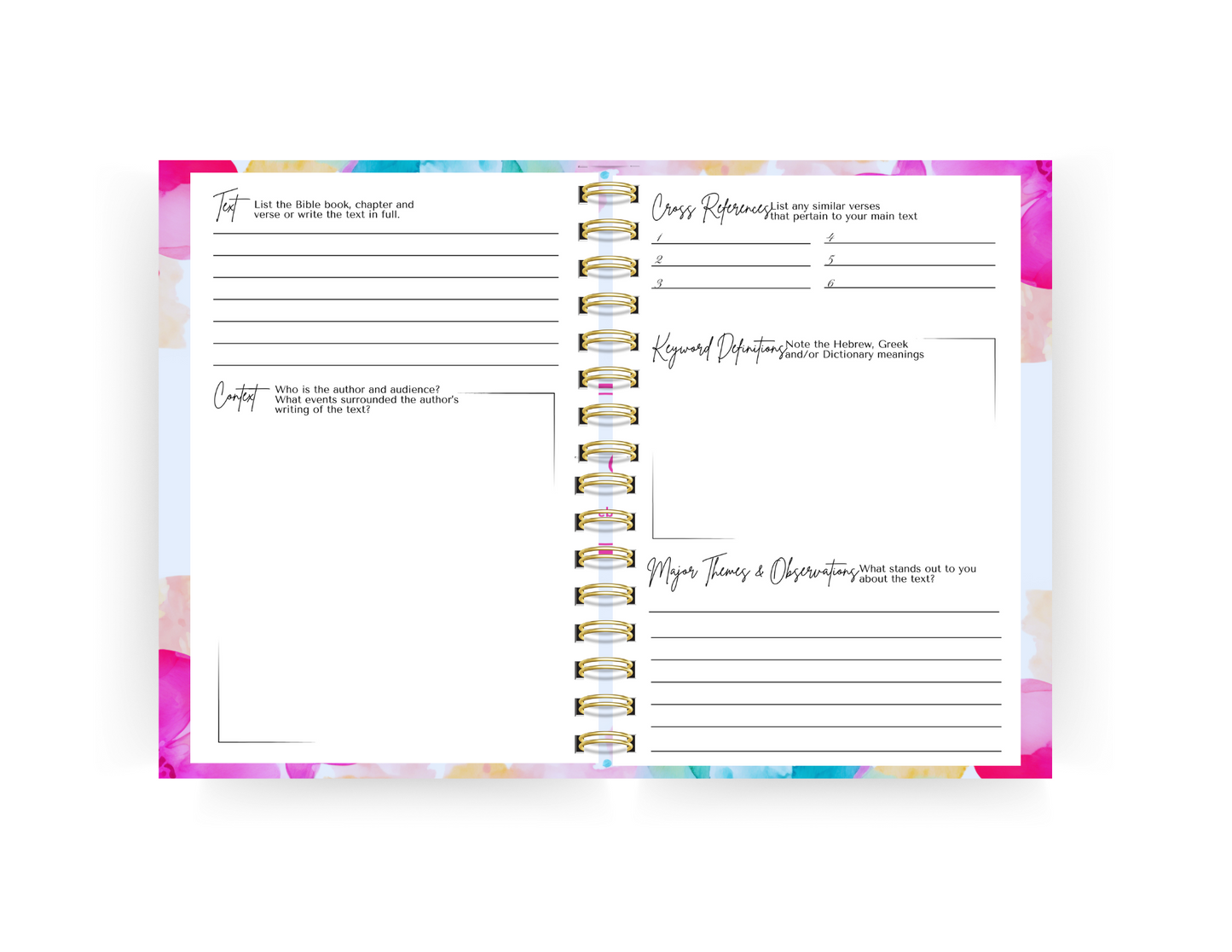 THRIVE - Bible Study Notebook