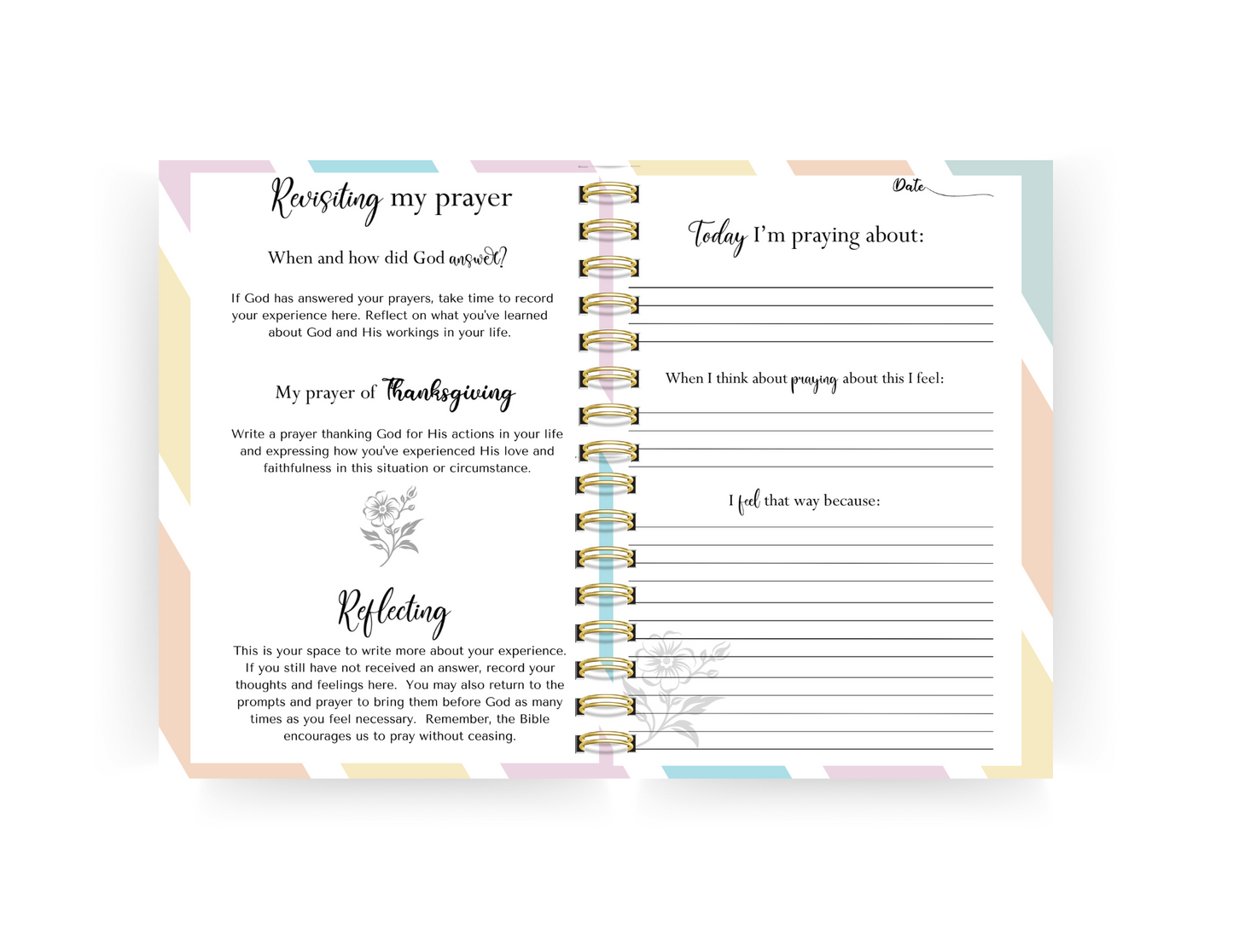 GRACE - Focused Prayer Journal