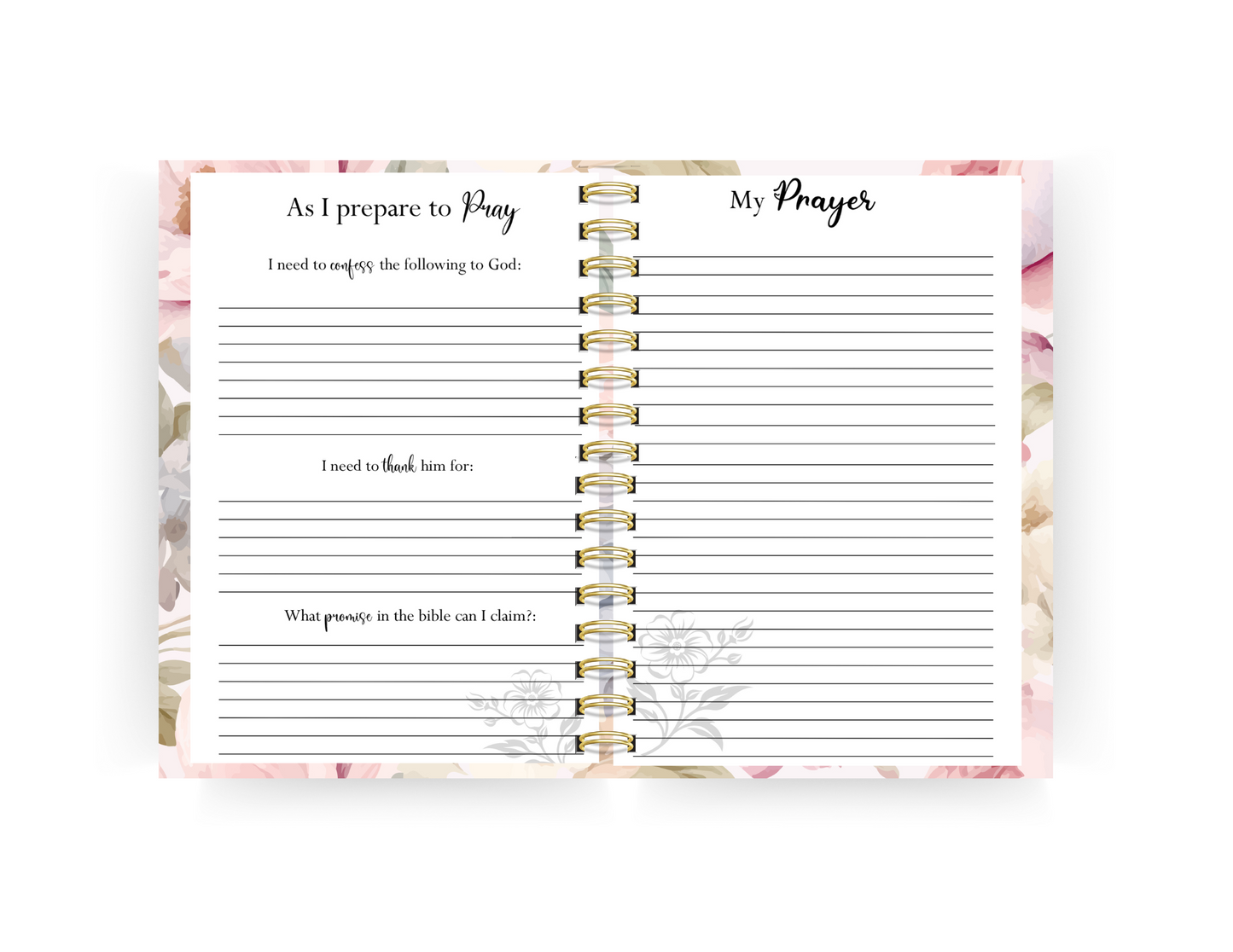 THANKFUL - Focused Prayer Journal